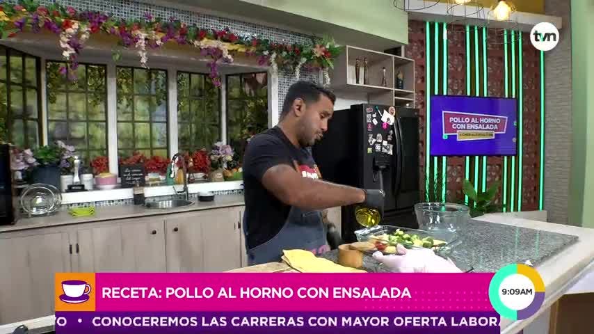 Cocina con Alexis: Pollo al Horno Con Ensalada y Tortilla Caliente de Atún Light