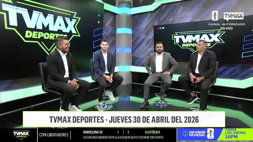 TVMAX Deportes - Jueves 30 de abril de 2026