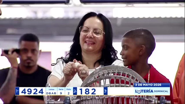 La Lotería del 3 de mayo de 2026
