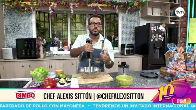 Cocina con Alexis: Emparedado de pollo con mayonesa