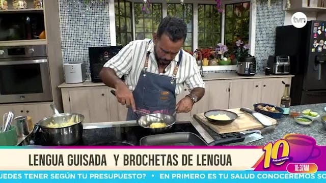 Cocina con Alexis: Lengua Guisada y Brochetas de Lengua