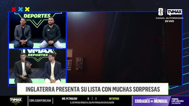 TVMAX Deportes - Viernes 22 de mayo de 2026