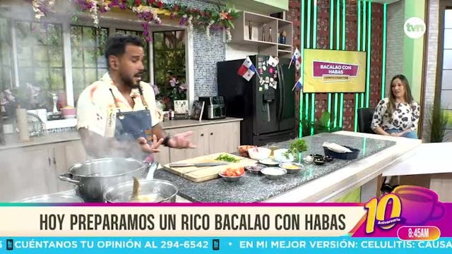 Cocina con Alexis: Bacalao con habas