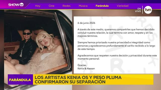 SHOW TVN - Lunes 8 de junio de 2026