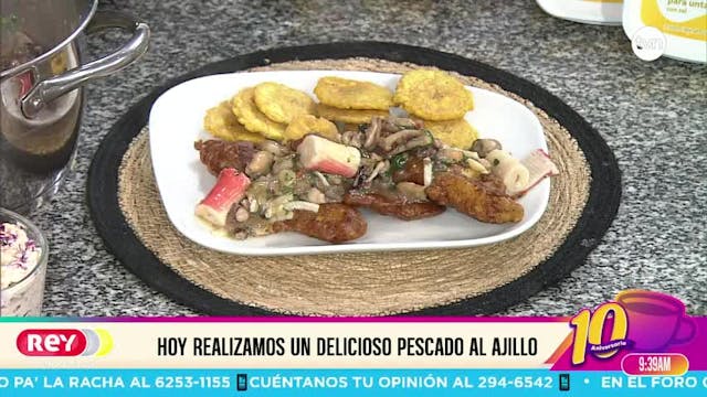 Cocina con Alexis: pescado al ajillo