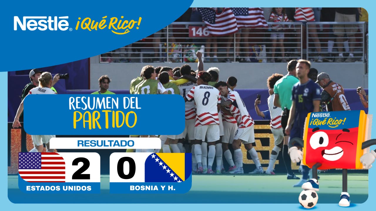 Mundial 2026 | Estados Unidos vs Bosnia Resumen Completo 