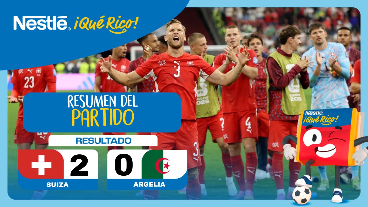 Mundial 2026 | Suiza vs Argelia Resumen Completo 