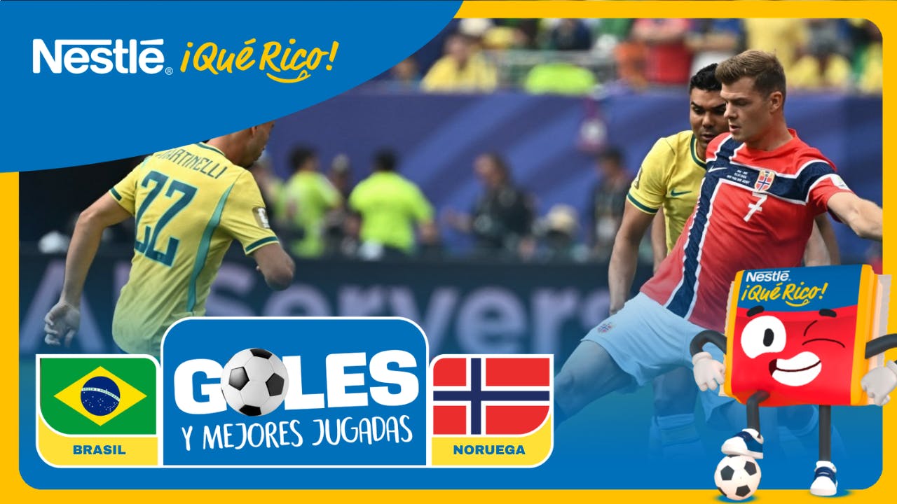 Mundial 2026 | Brasil vs Noruega Todos los Goles 