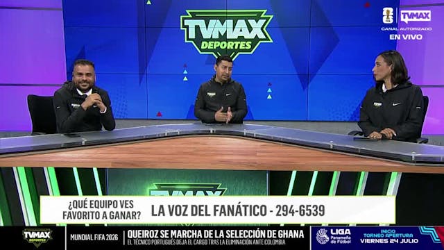 TVMAX Deportes - Martes 7 de julio de 2026