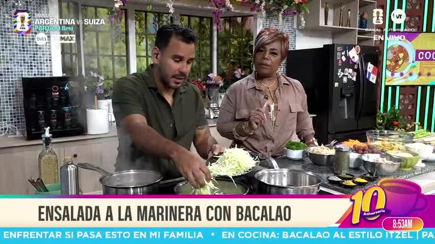 Cocina con Alexis: Ensalada a la marinera con bacalao