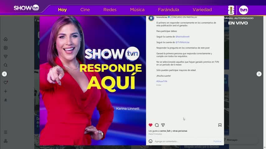 SHOW TVN - Lunes 13 de julio de 2026