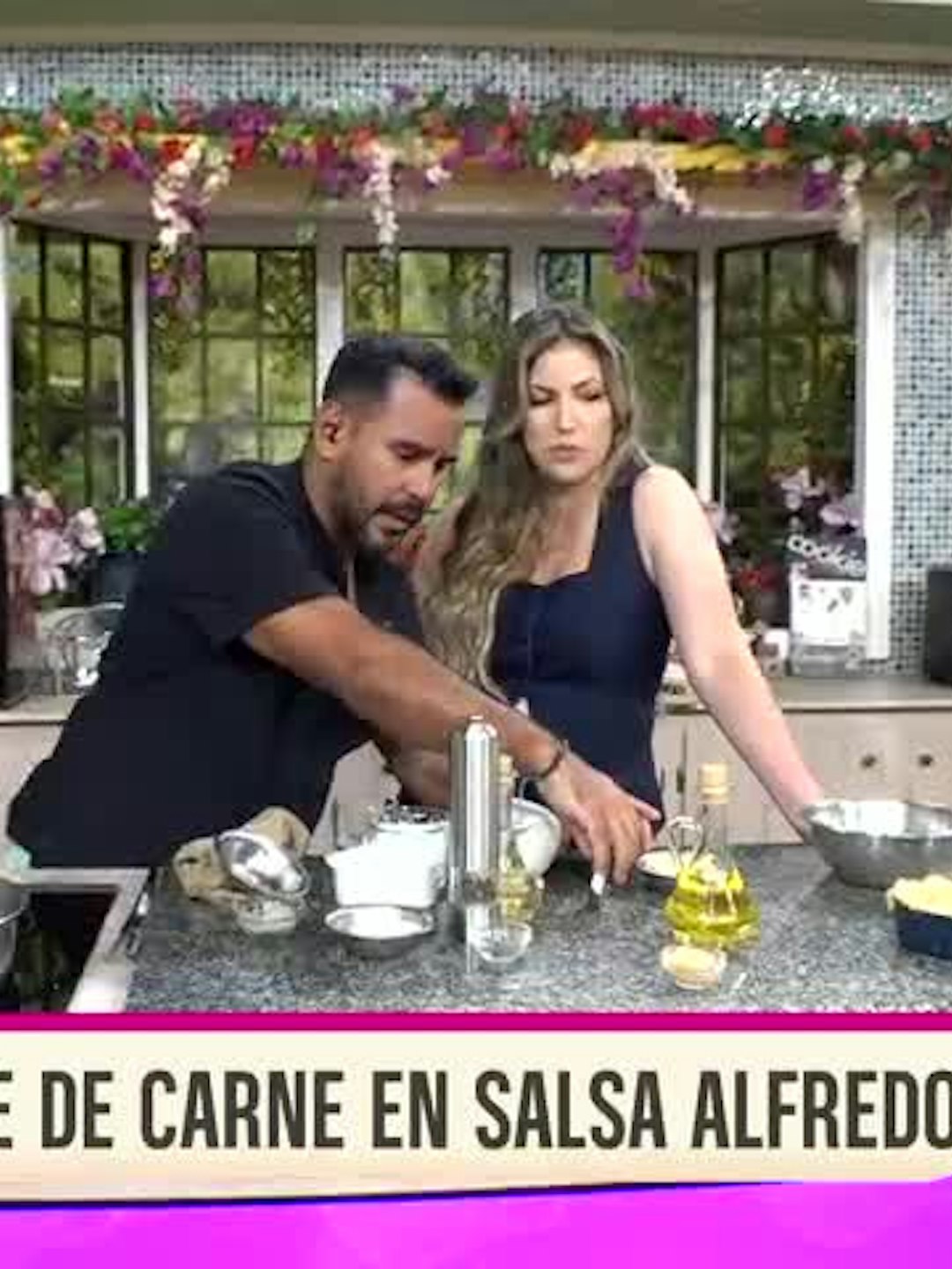 Cocina con Alexis: Espagueti con filete de carne en salsa alfredo