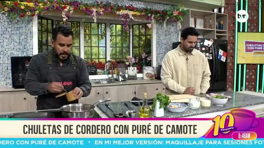 Cocina con Alexis: Chuleta de cordero con puré de camote 