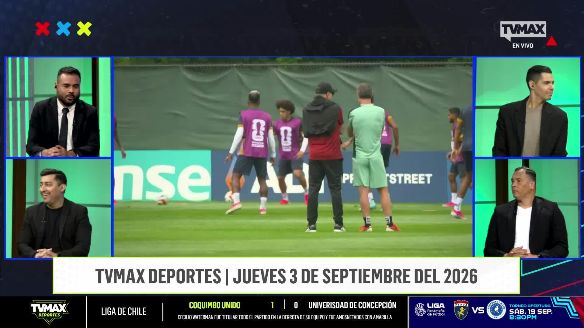 TVMAX Deportes - Jueves 3 de septiembre de 2026