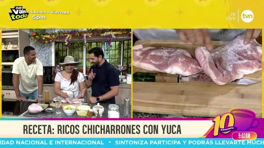 Cocina con Alexis: Ricos chicharrones con yuca 
