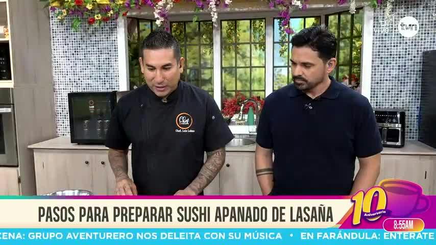 Cocina con Alexis: Sushi apanado de lasaña 