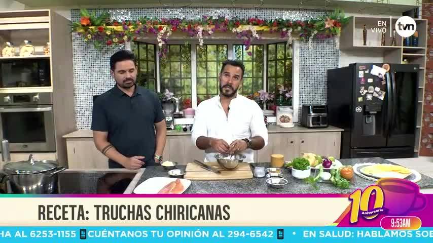 Cocina con Alexis: Hoy preparamos unas truchas chiricanas 