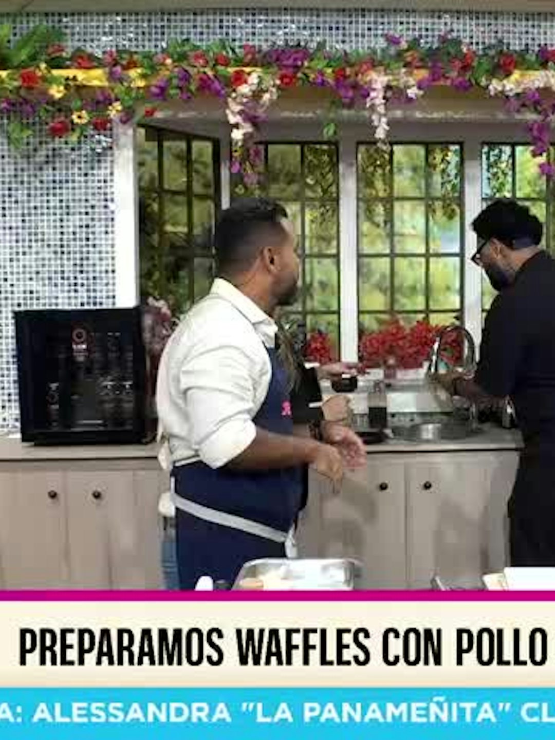 Cocina con Alexis: Waffles con pollo crujiente