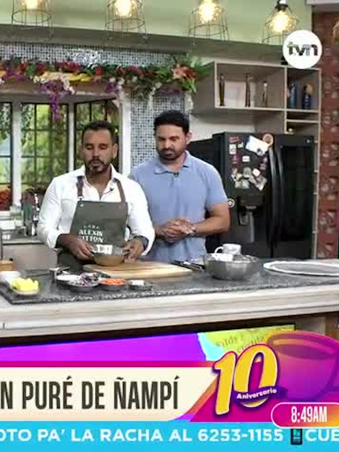 Cocina con Alexis: Corvina con puré de ñampí y un rico fresco de ñampí