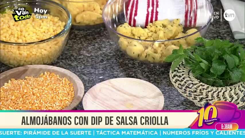 Cocina con Alexis: Almojábanos con dip de salsa criolla 