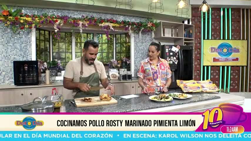 Cocina con Alexis: Pollo rosty y marinado pimienta limón