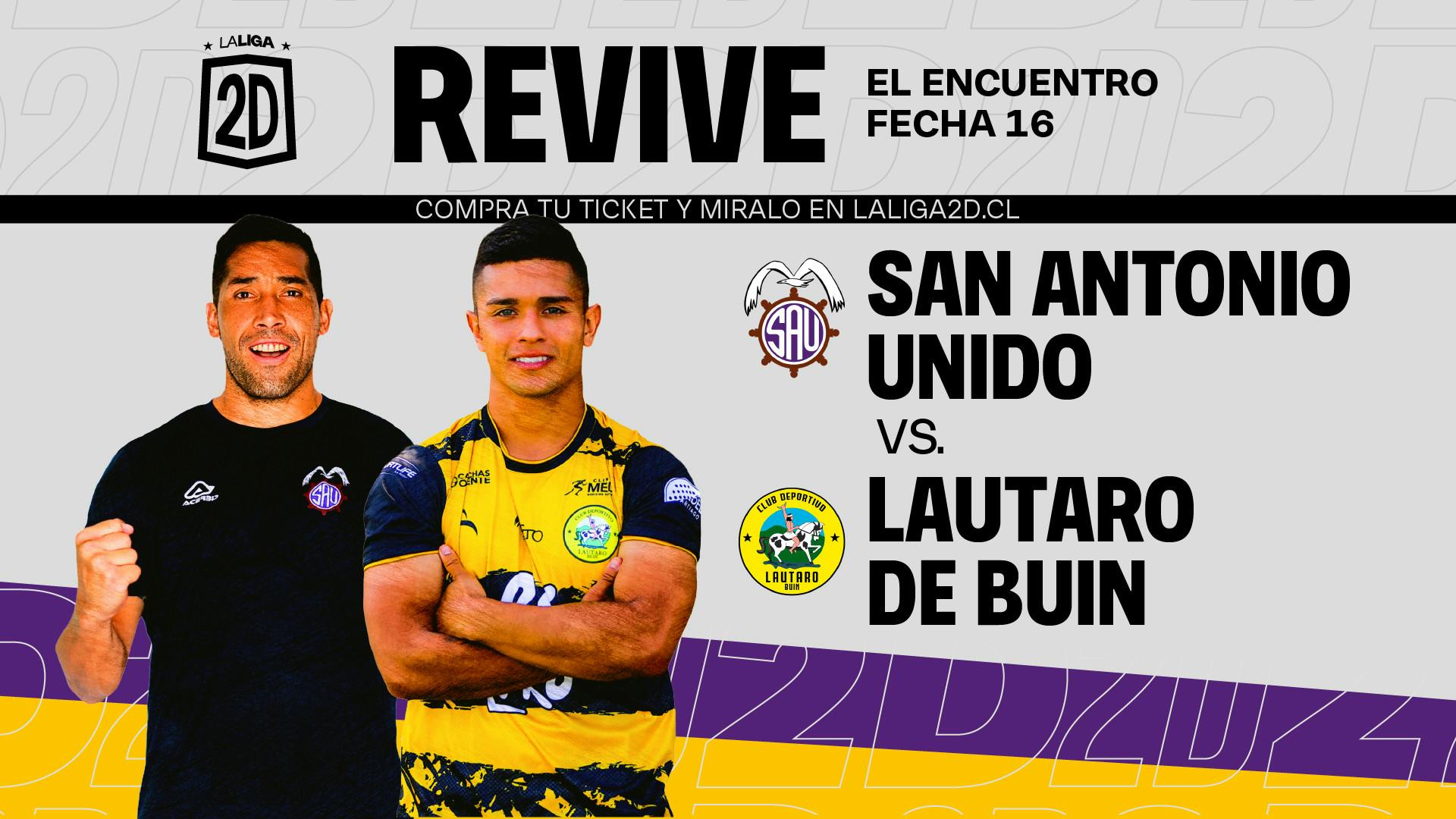 San Antonio Unido vs Lautaro de Buin - Fecha 16.
