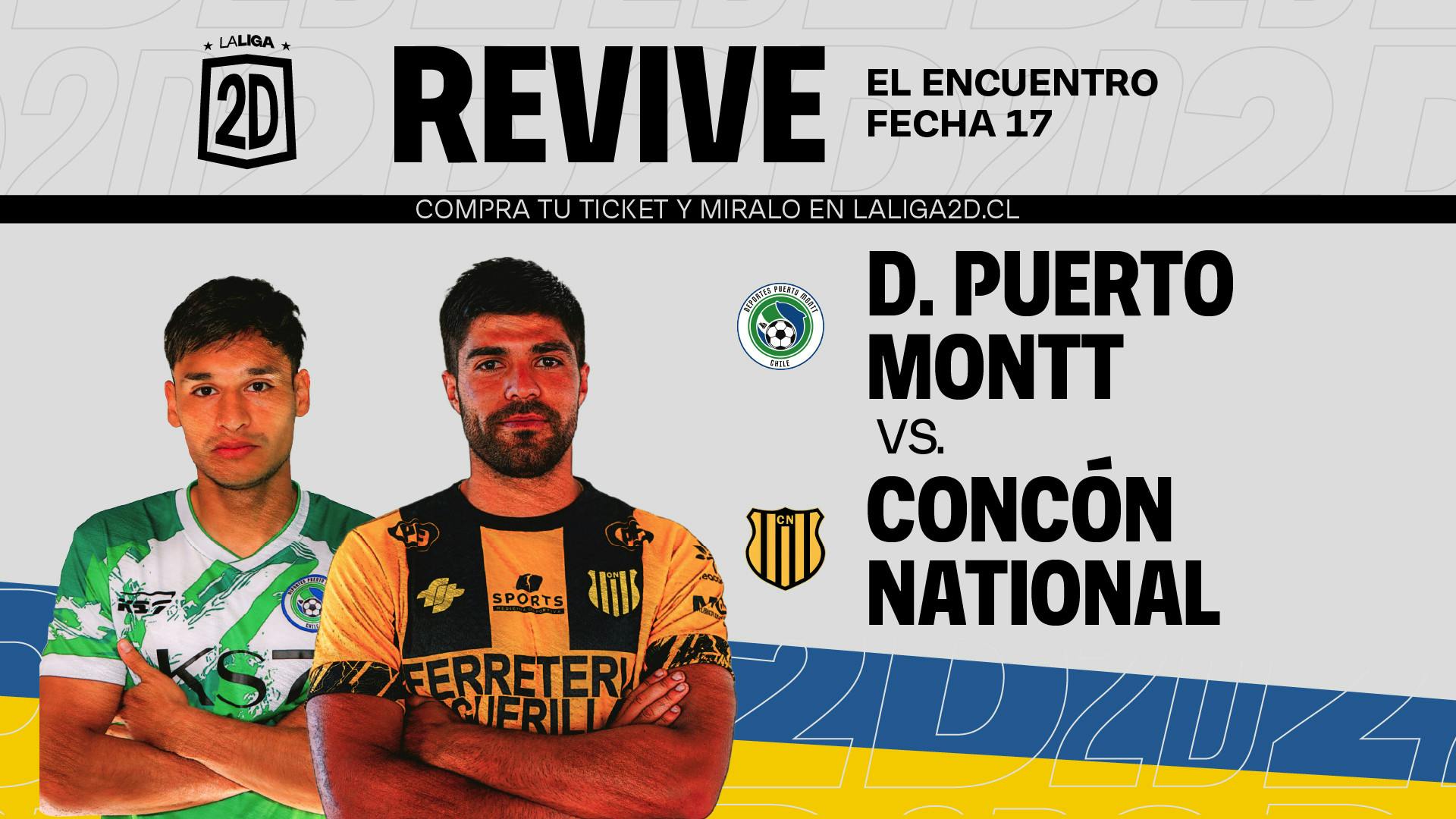 Puerto Montt vs. Concón National. Fecha 17.