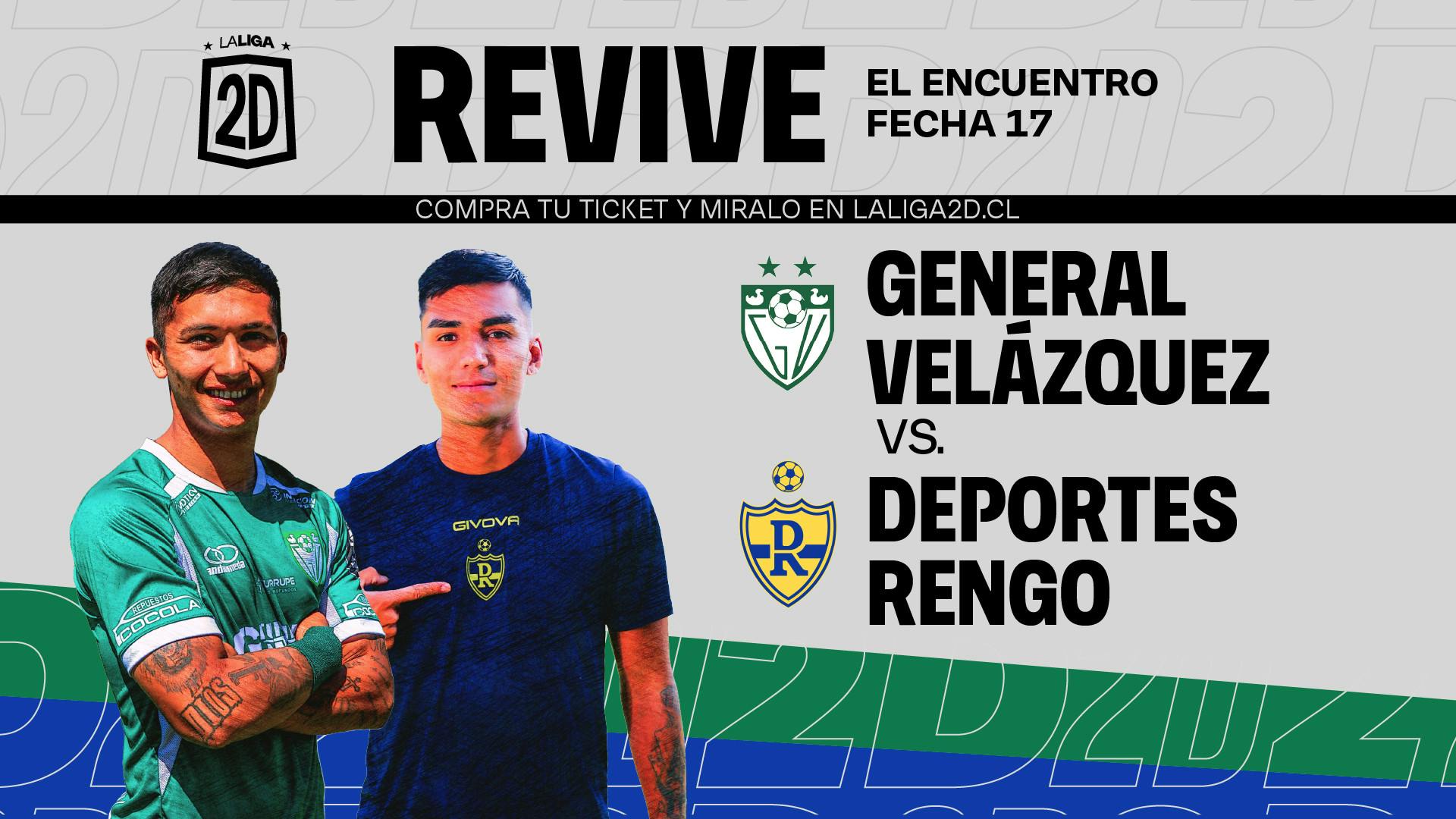 General Velásquez vs. Deportes Rengo. Fecha 17.