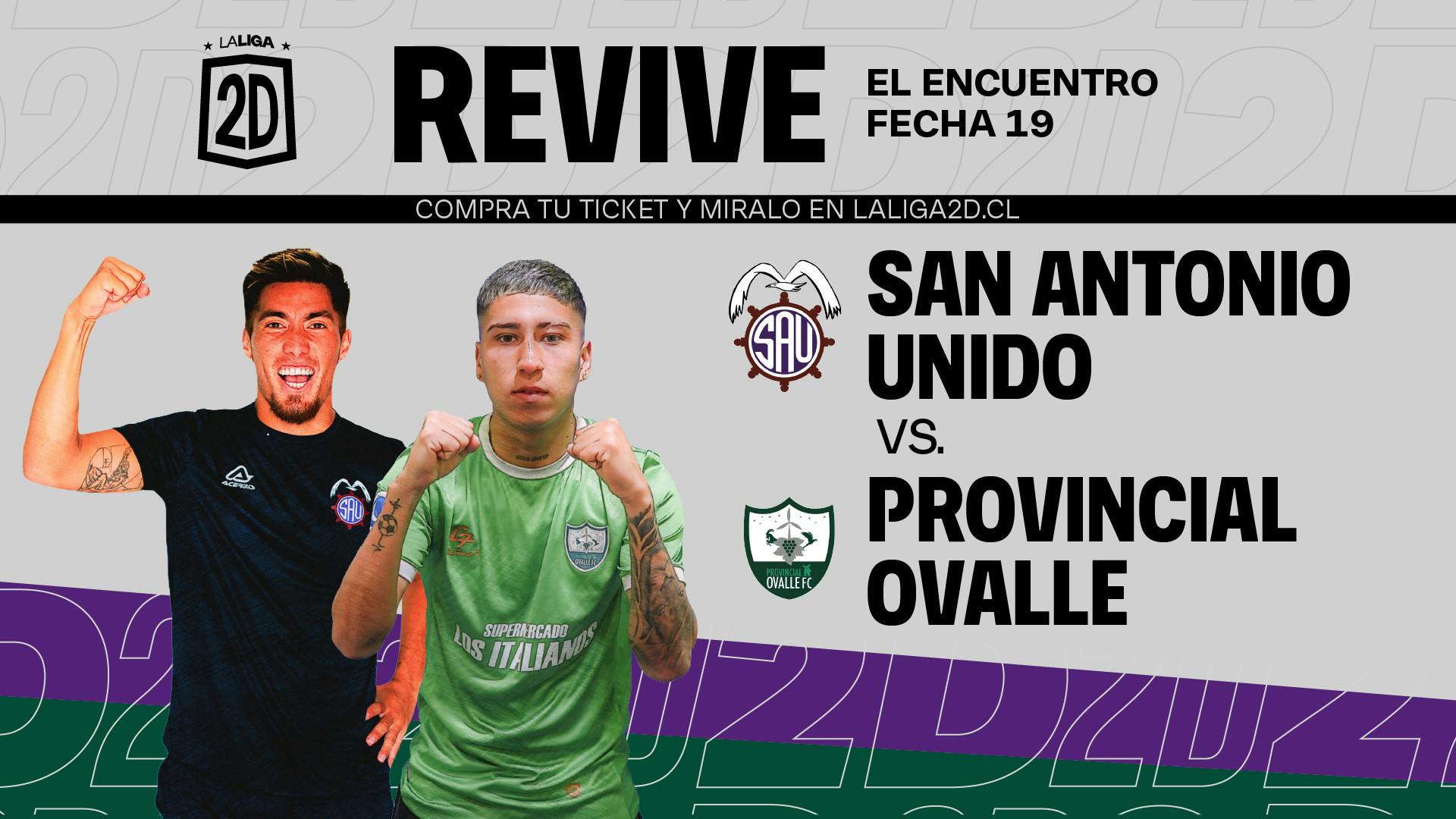 San Antonio Unido vs Provincial Ovalle - Fecha 19