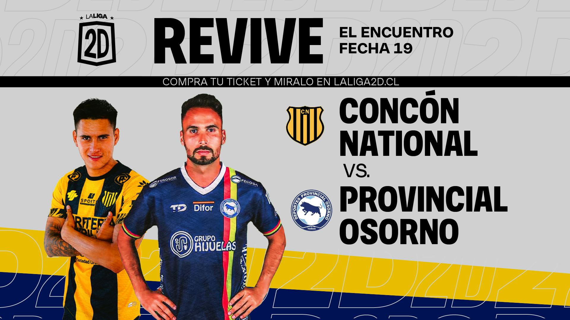 Concón National vs Provincial Osorno - Fecha 19.