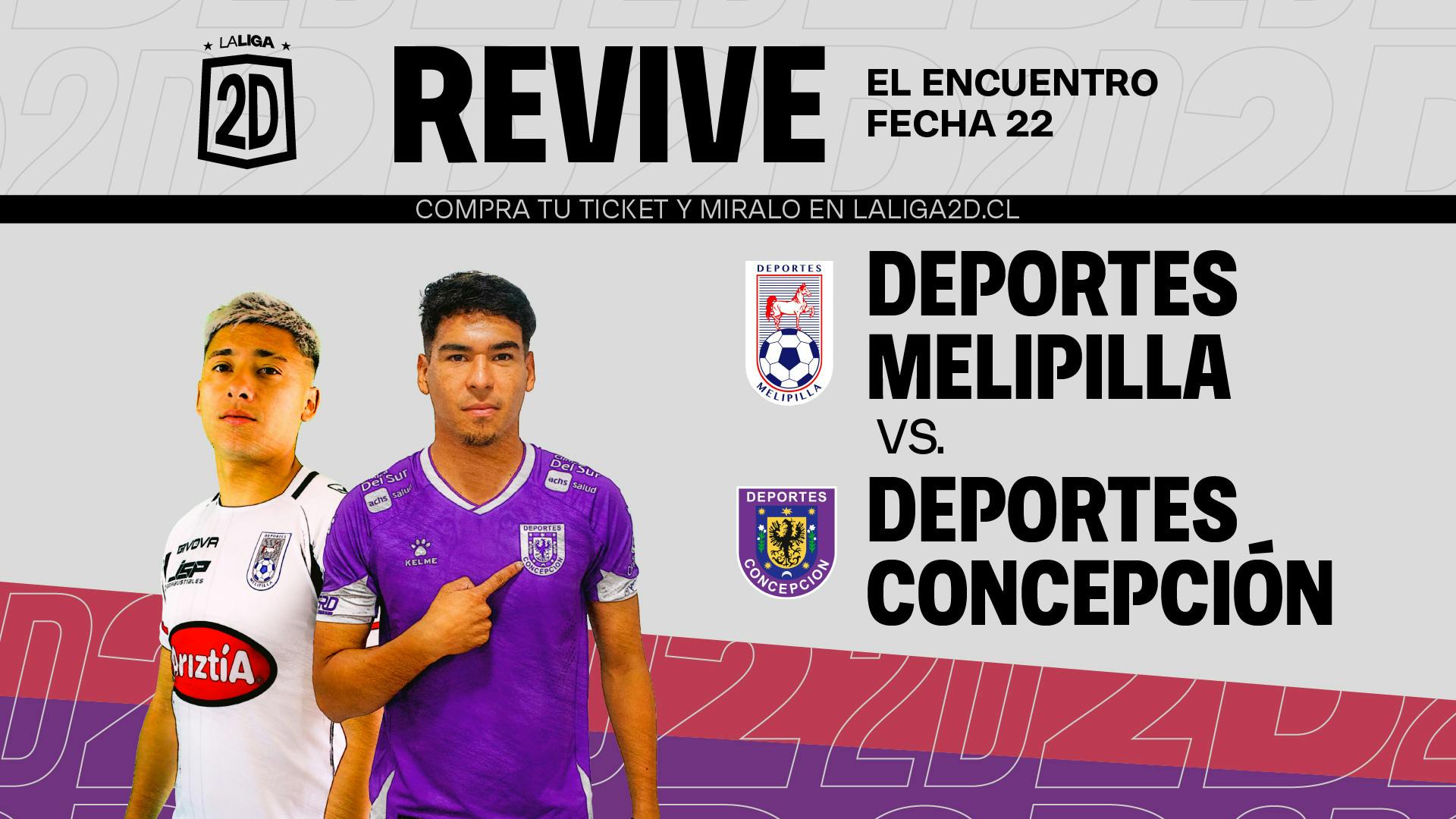 Deportes Melipilla vs Deportes Concepción - Fecha 22