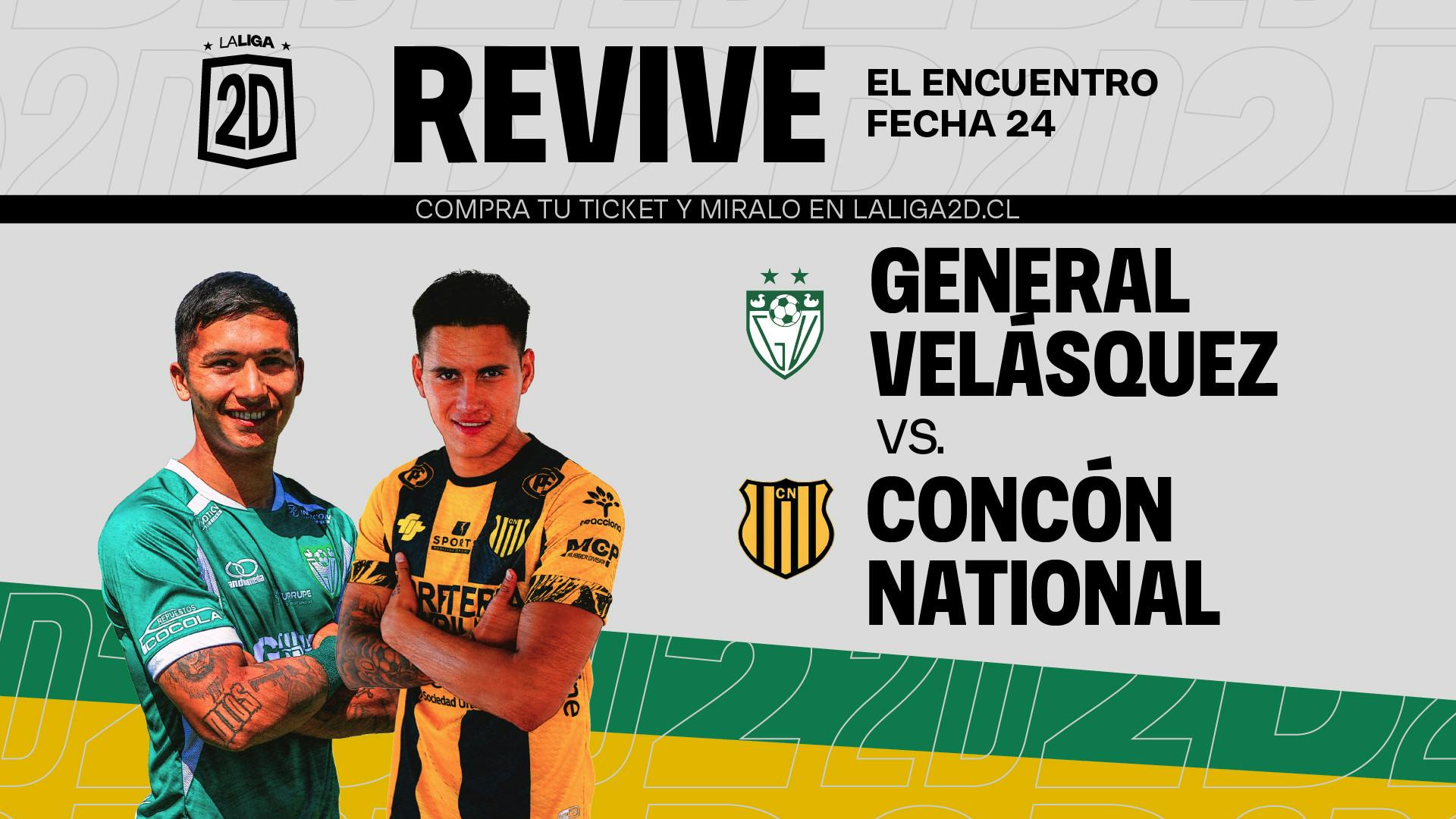 General Velásquez vs Concón National - Fecha 24