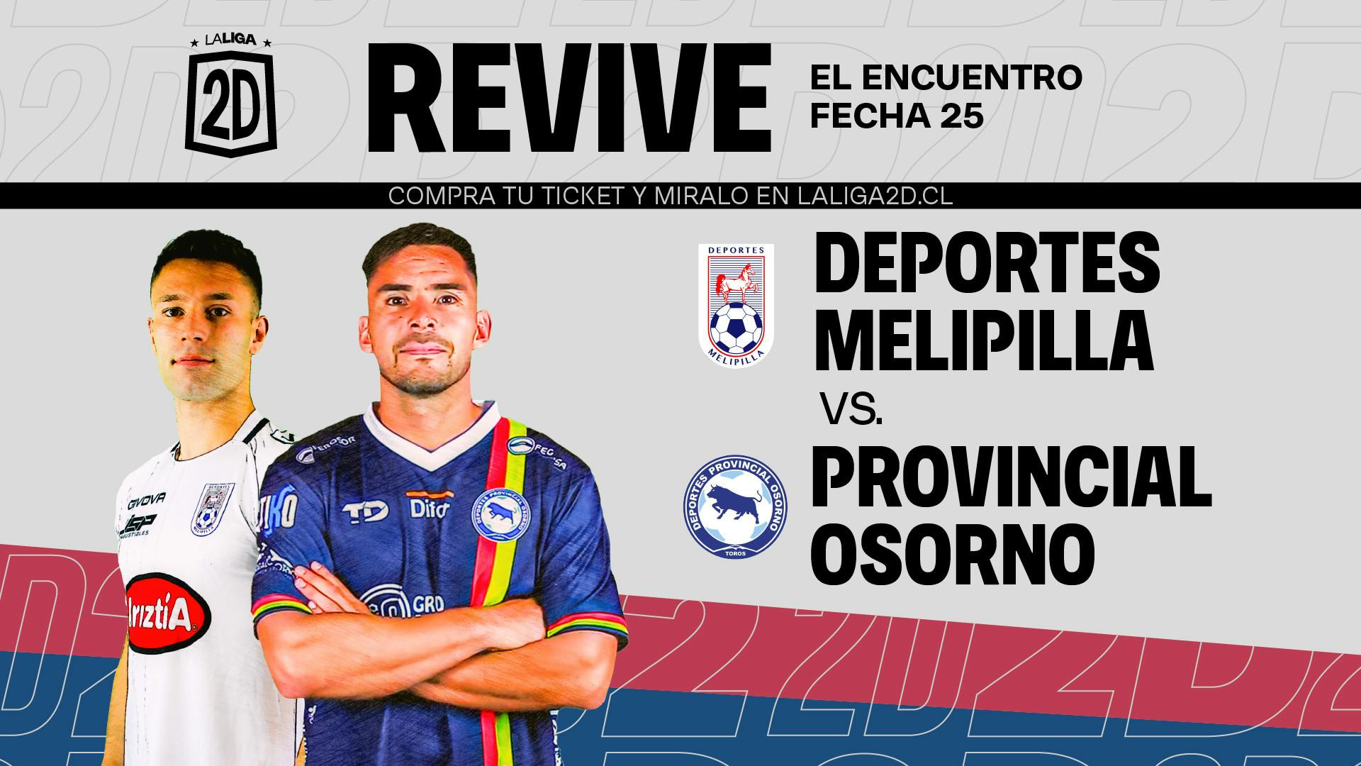 Deportes Melipilla vs Provincial Osorno - Fecha 25