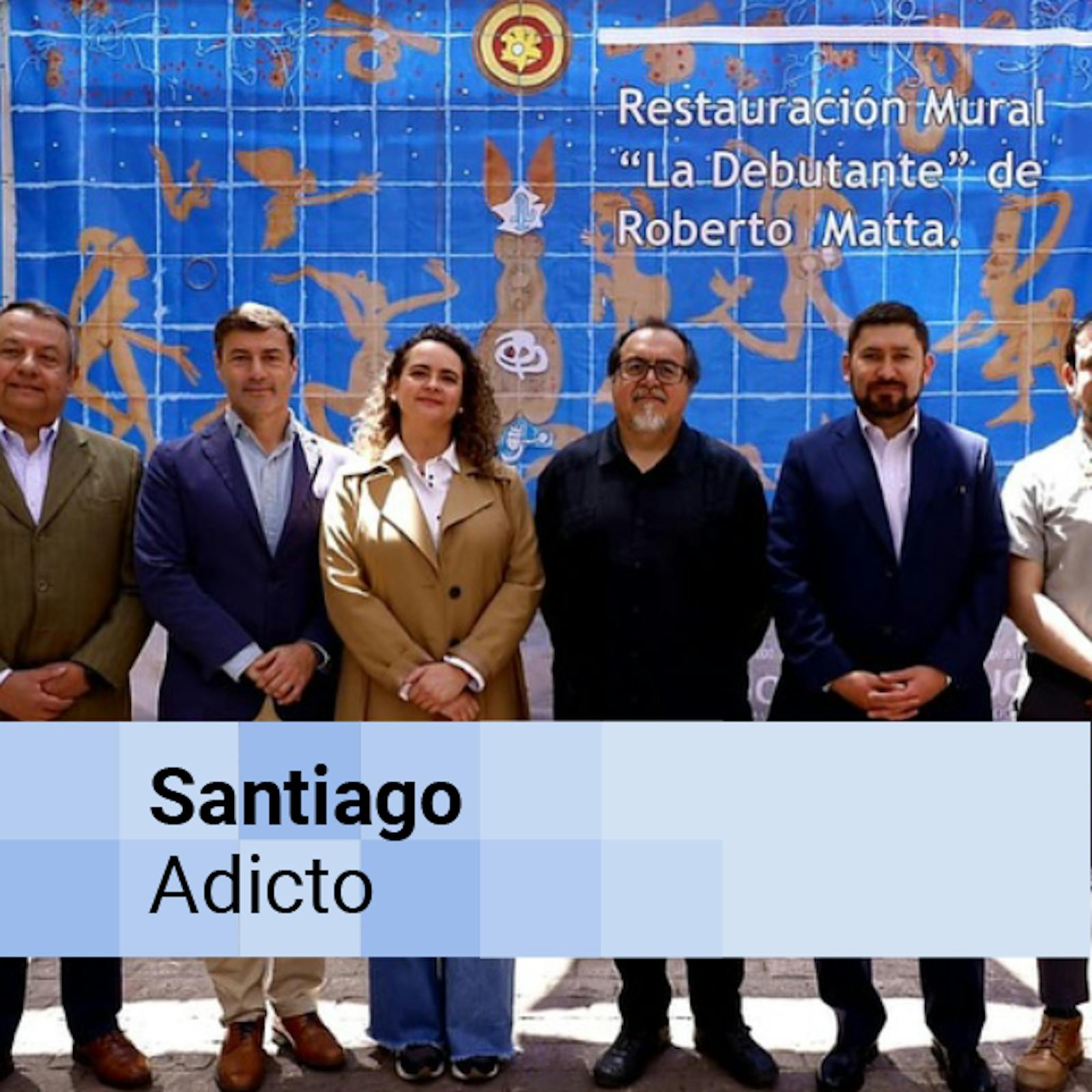 Amelia Saavedra y Manuel Concha sobre la restauración del mural La Debutante