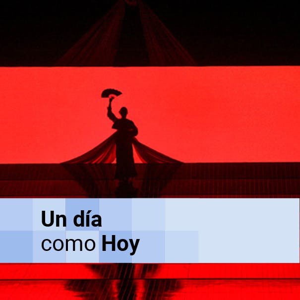 Estreno de madame Butterfly 