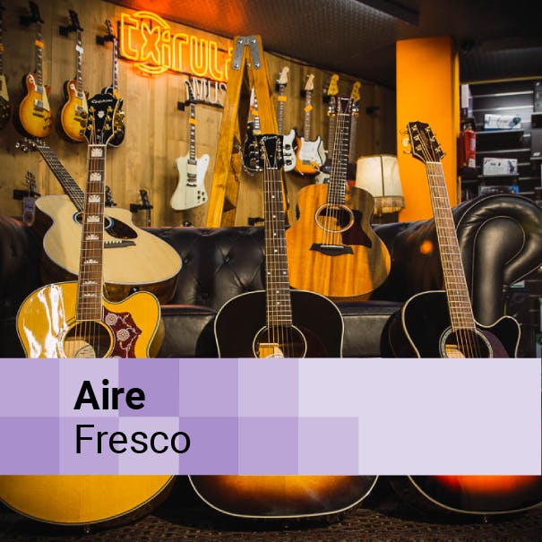 Cocina española y el músico Horacio Salinas 