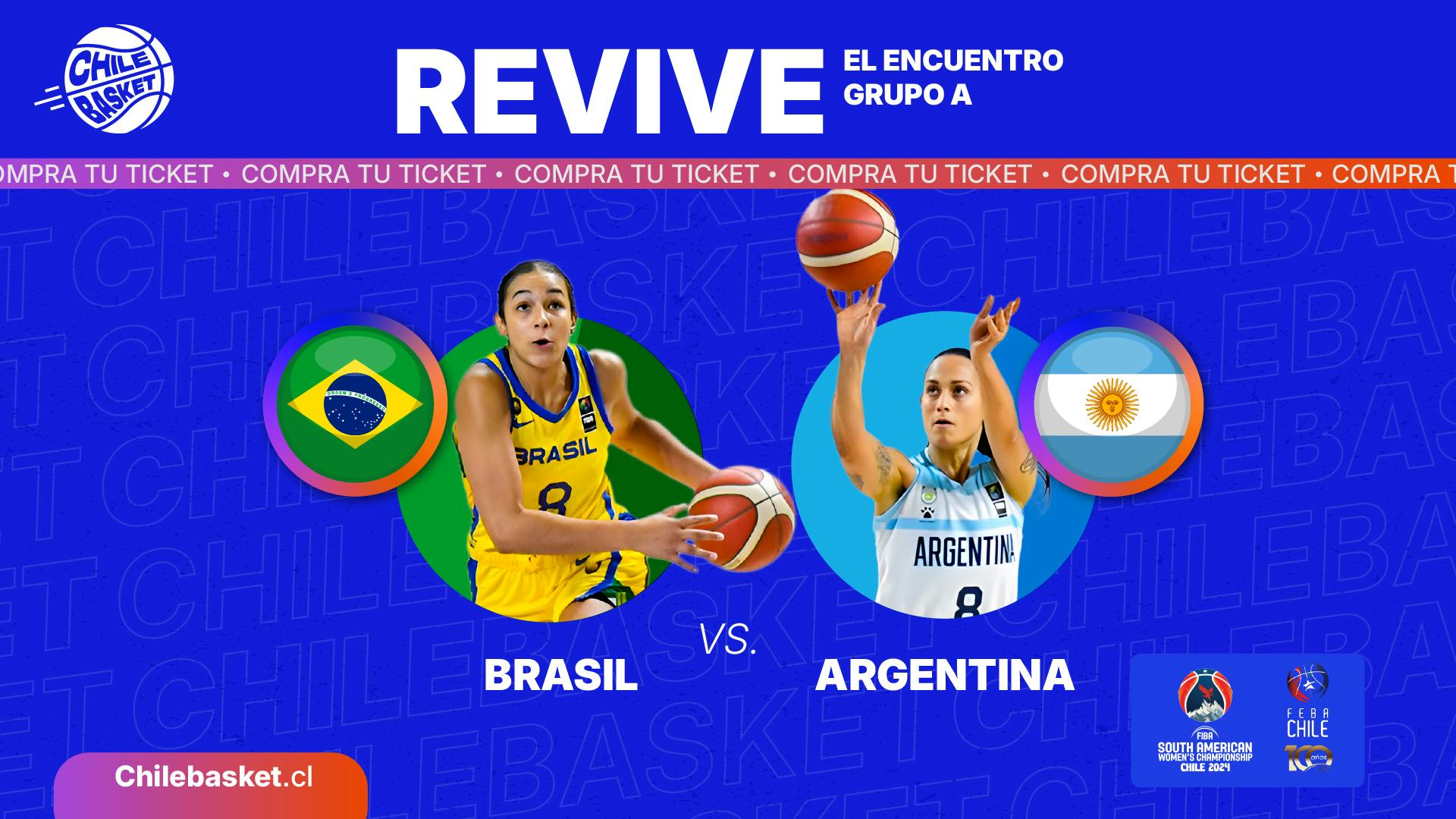 Brasil vs Argentina. Grupo A.
