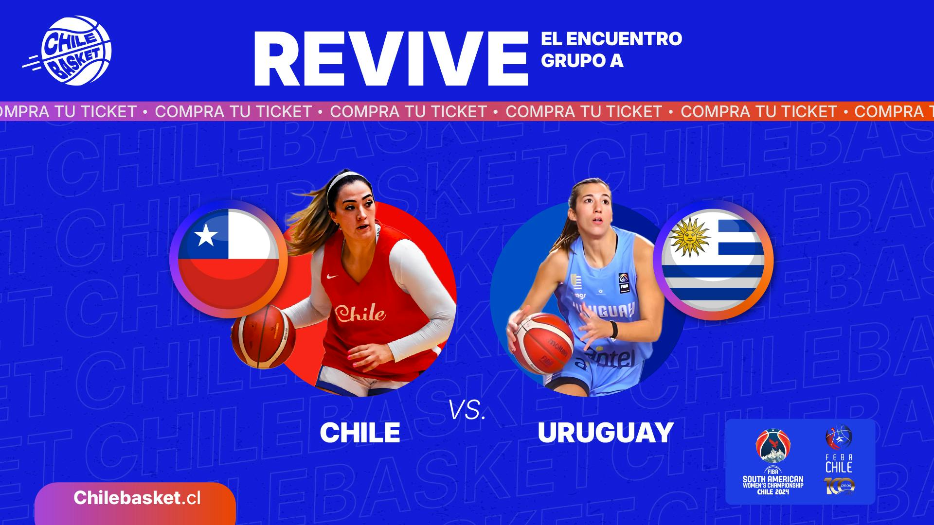 Chile vs Uruguay. Grupo A