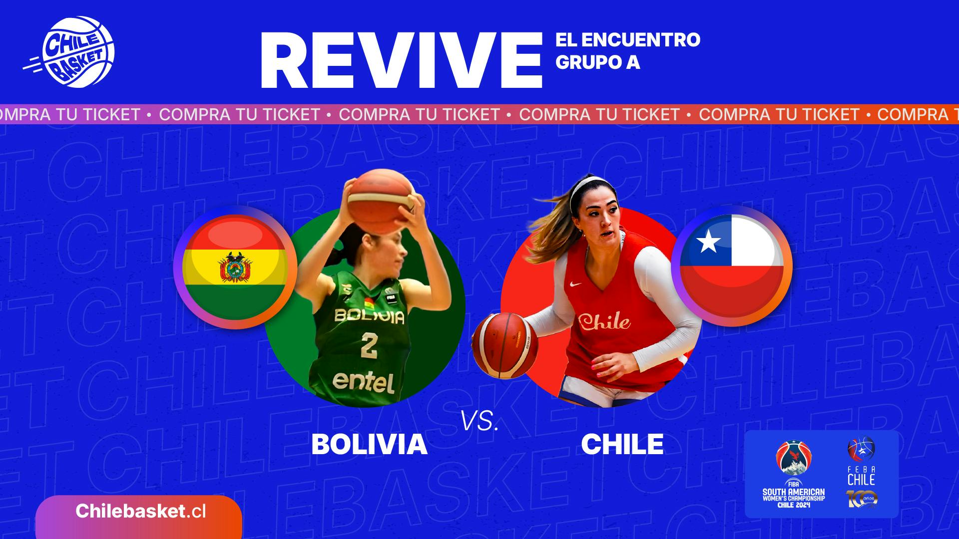 Bolivia vs Chile. Grupo A.