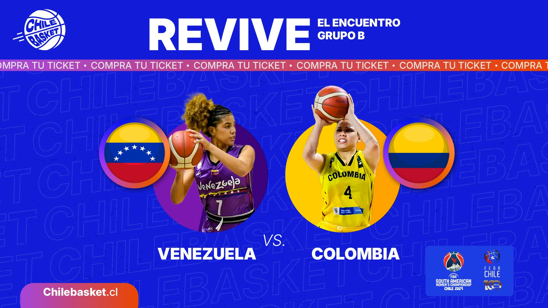 Venezuela vs Colombia. Grupo B.