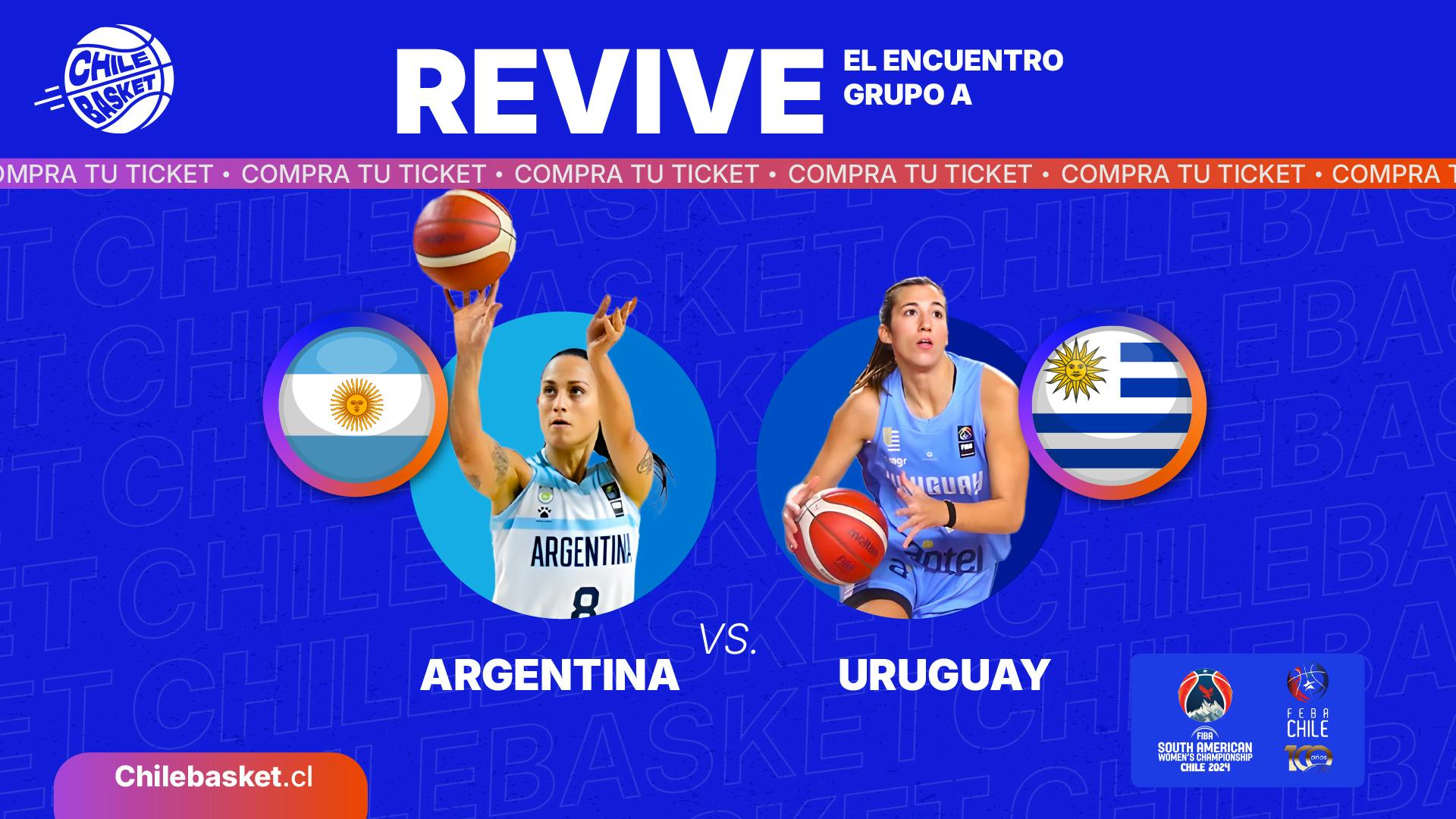 Argentina vs Uruguay. Grupo A.