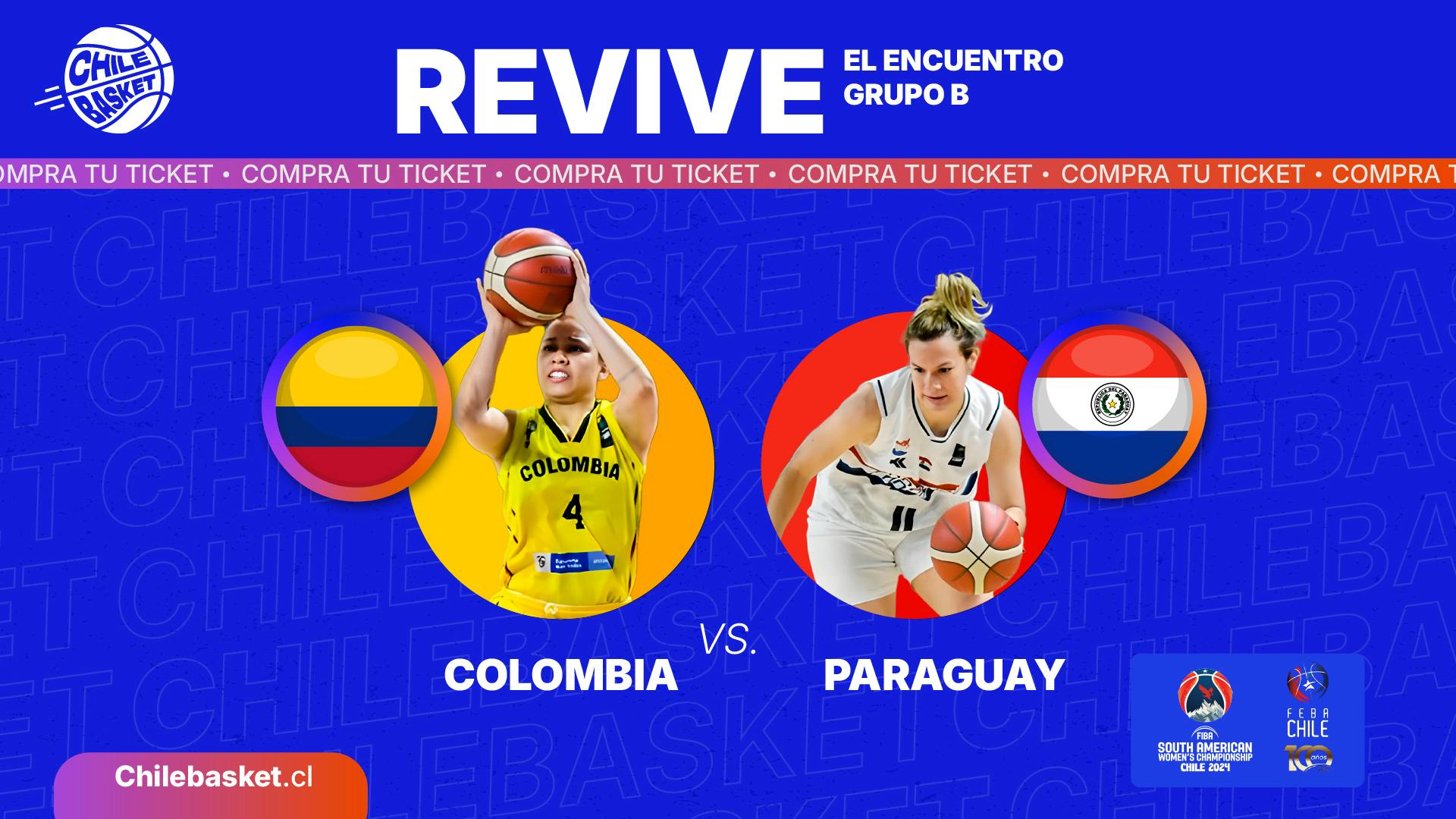 Colombia vs Paraguay. Grupo B.