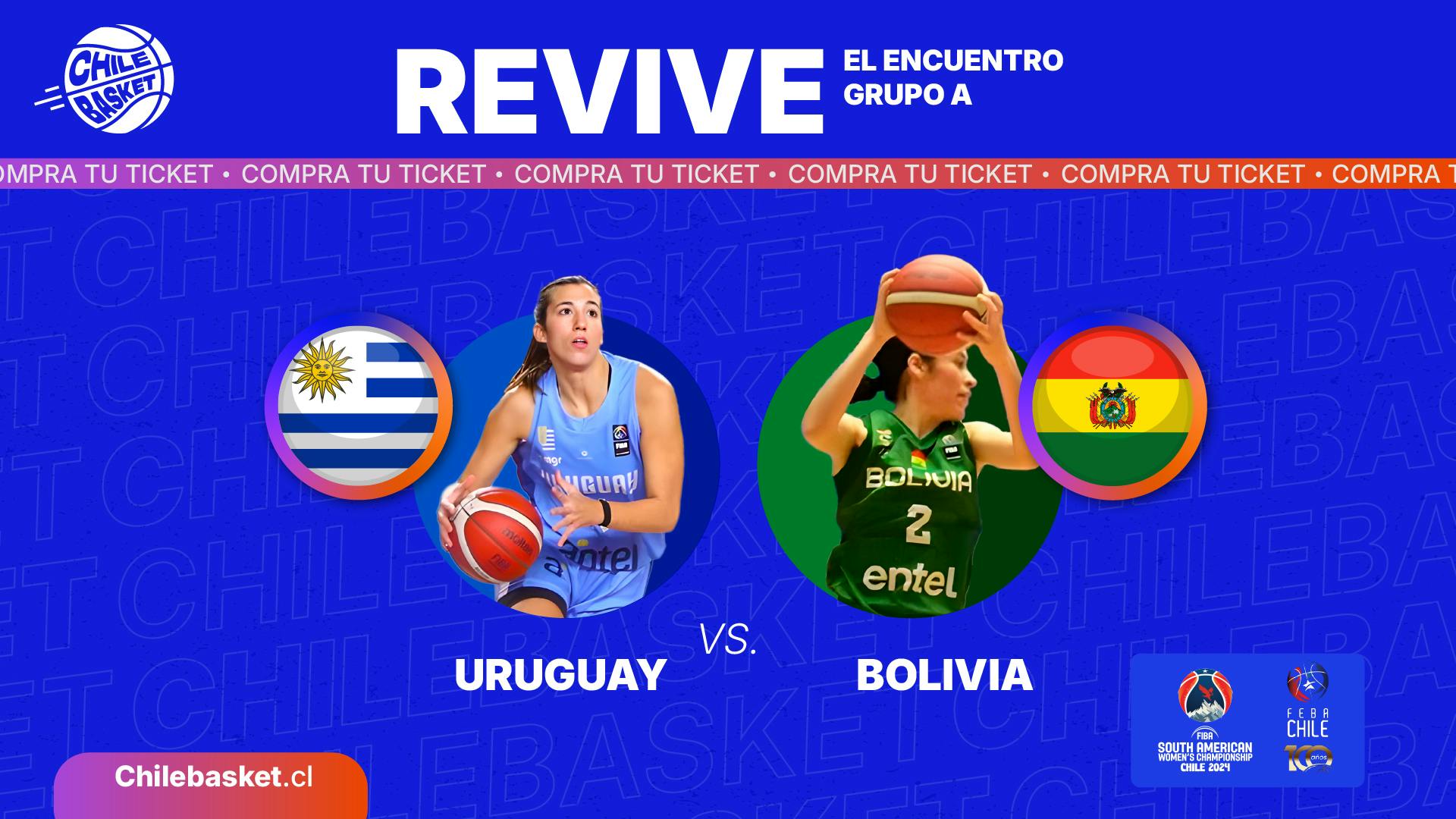 Uruguay vs Bolivia. Grupo A.