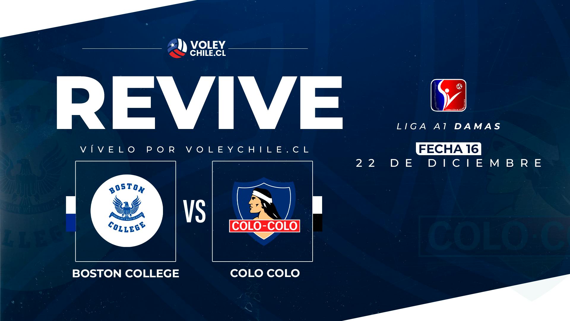 Boston College vs. Colo-Colo. Liga A1 Damas. Fecha 16.