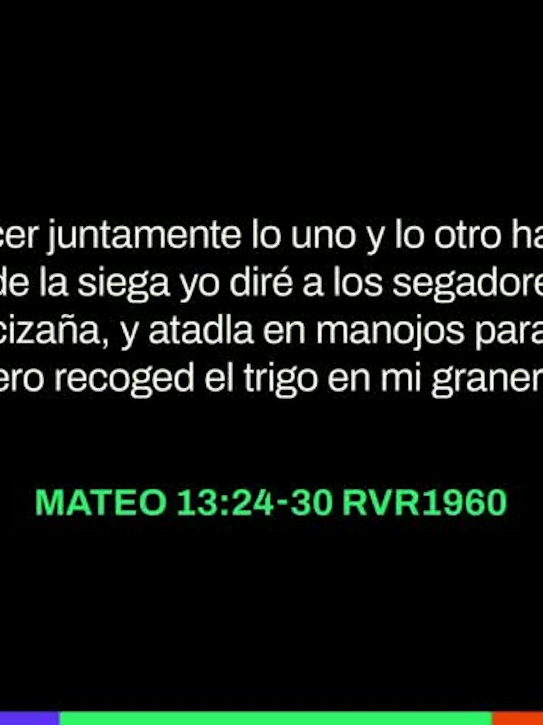 El Trigo y La Cizaña