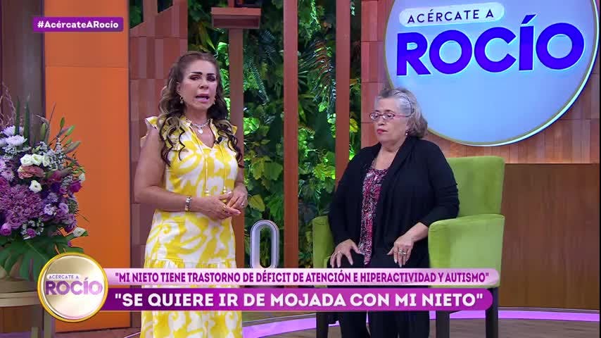 Se quiere ir de mojada con mi nieto