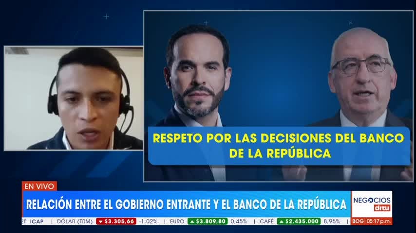 Gobierno entrante y el Banco de la República