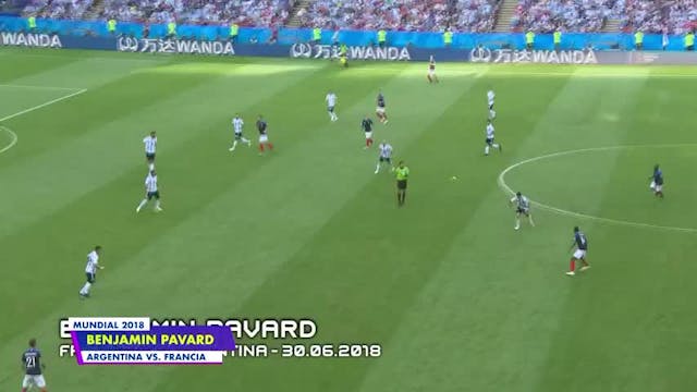 Benjamin Pavard - Francia vs. Argentina