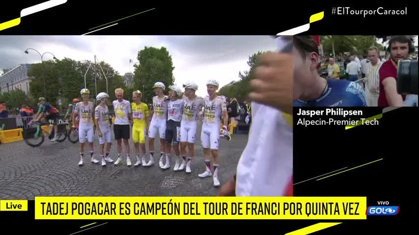 Ceremonia de Clausura Tour de Francia 
