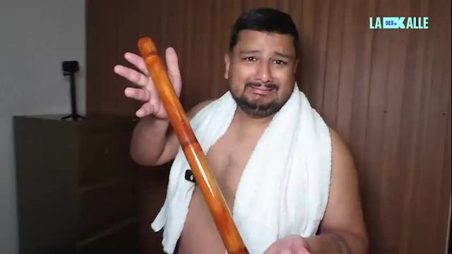 Papacho en su primer spa